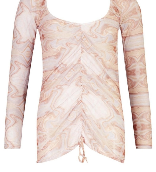 Marble Mesh Coverup - Picture 3 of 4